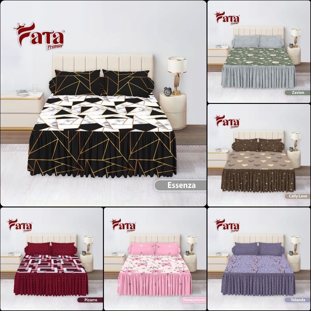 Jual FATA - Sprei Rumbai Minimalis King180x200 / Queen160X200 Cm ...