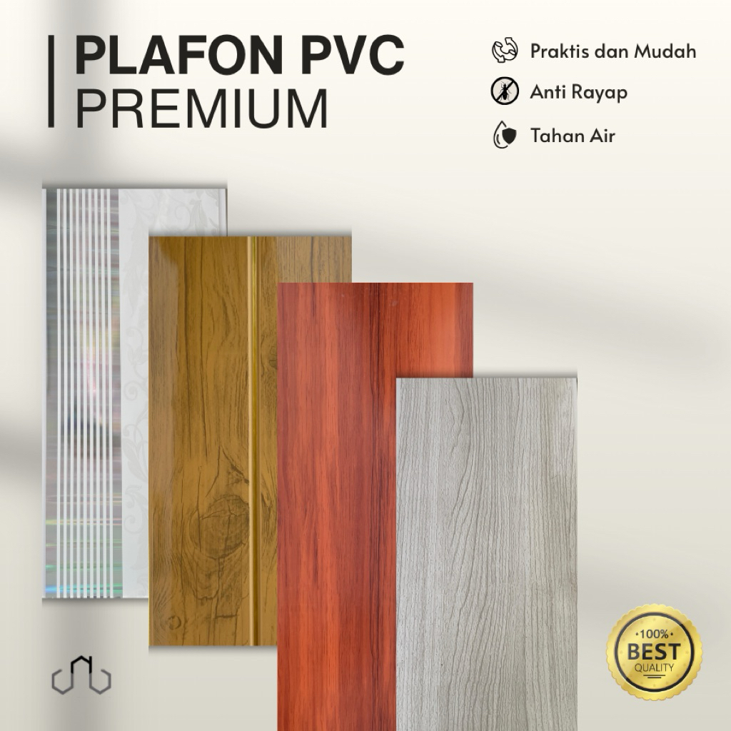 Jual Plafon PVC PREMIUM TERMURAH 20 x 400 cm 20 x 600 cm | plafon ...