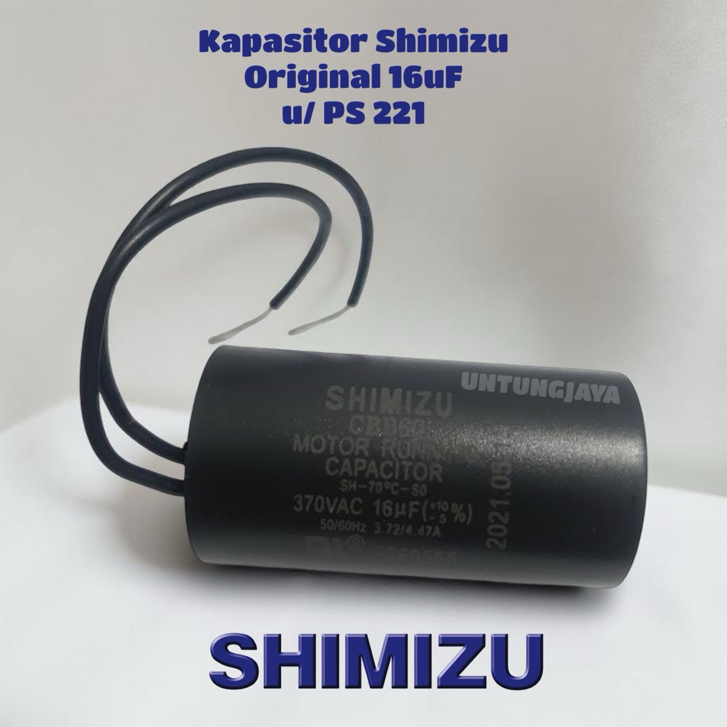 Jual KAPASITOR SHIMIZU ORIGINAL 16 uF 450V untuk SHIMIZU PS 221 ...