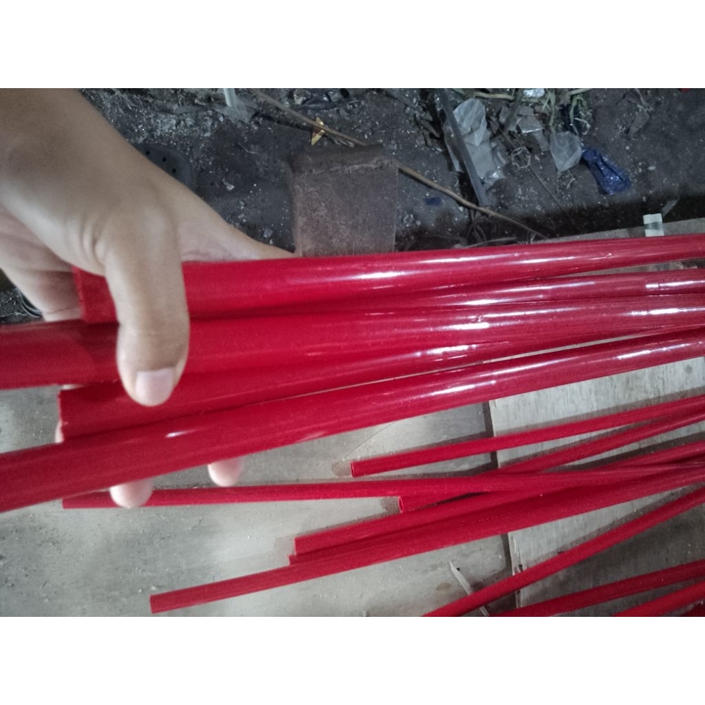 Jual pipa air warna merah ukuran 3/4