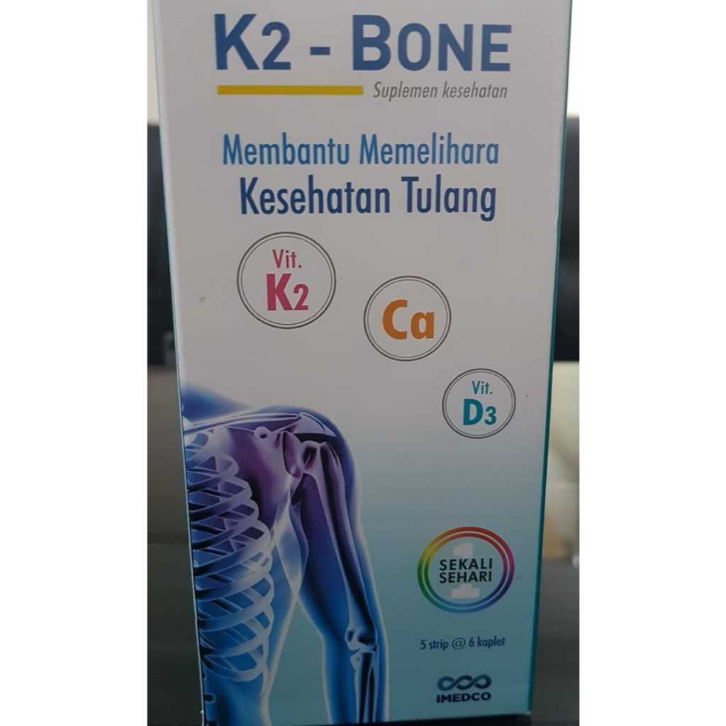 Jual K2 BONE IMEDCO Supplement Suplemen Tulang Vitamin K2 Calcium ...