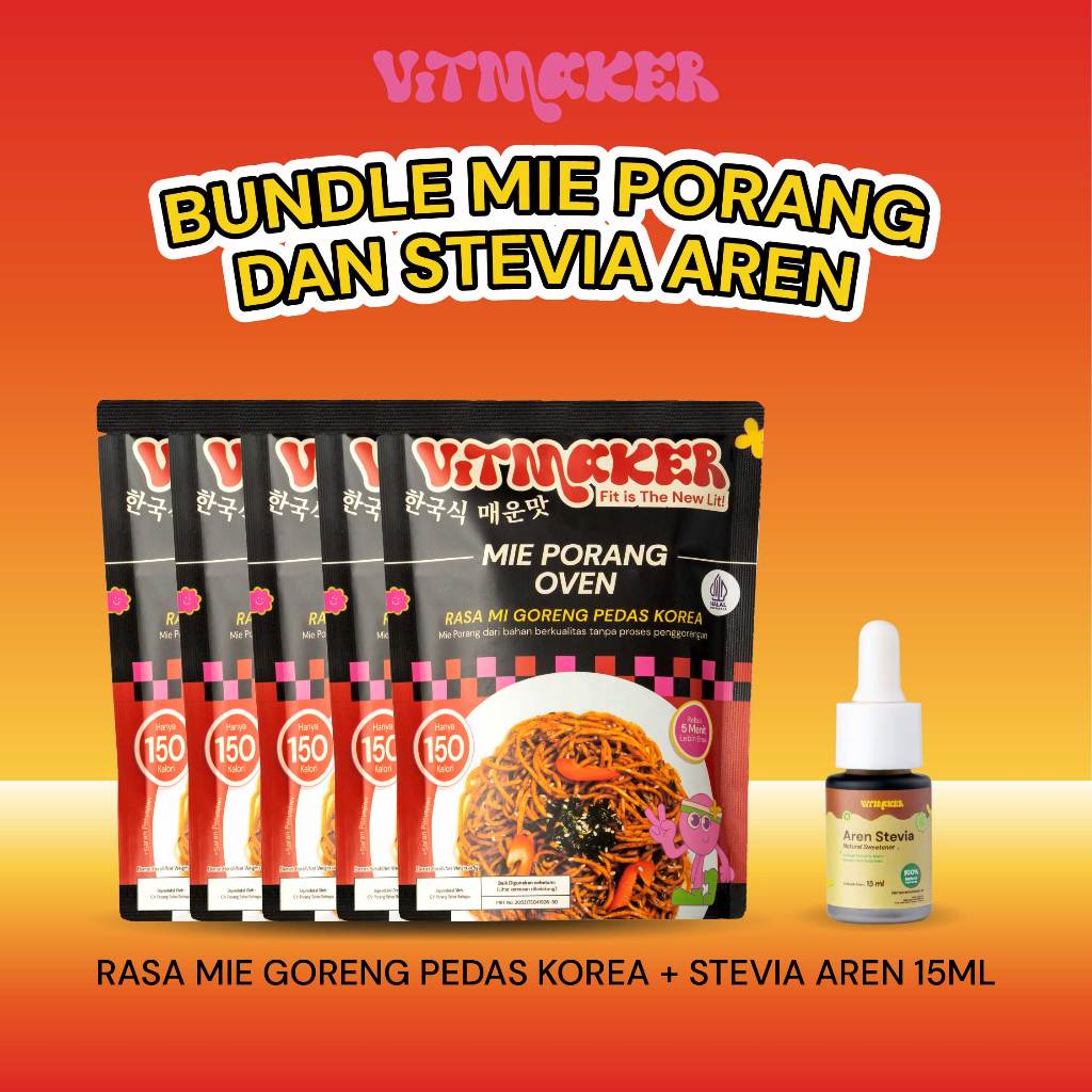 Jual [BUNDLE STEVIA AREN KOREA] Vitmaker Liquid Aren Stevia Pemanis ...