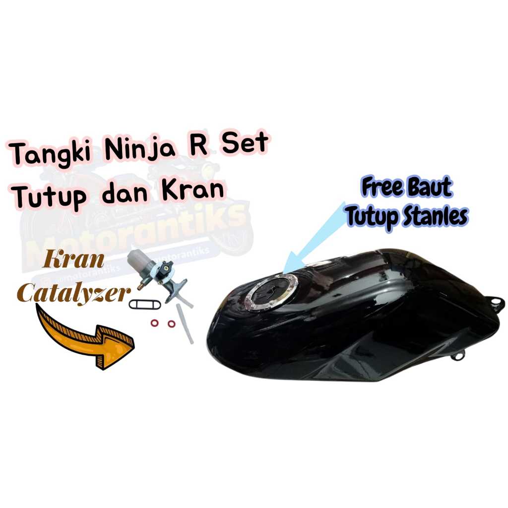 Jual TANKI NINJA R NINJA SS INPORT/TANGKI NINJA S NINJA R HITAM ...