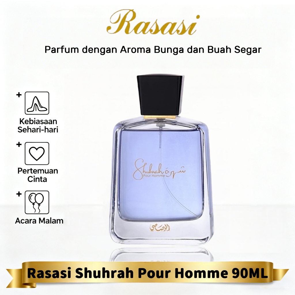 Shuhrah Top Rasasi Perfumes Parfum Rasasi Shuhrah EDP 90ml Lazada