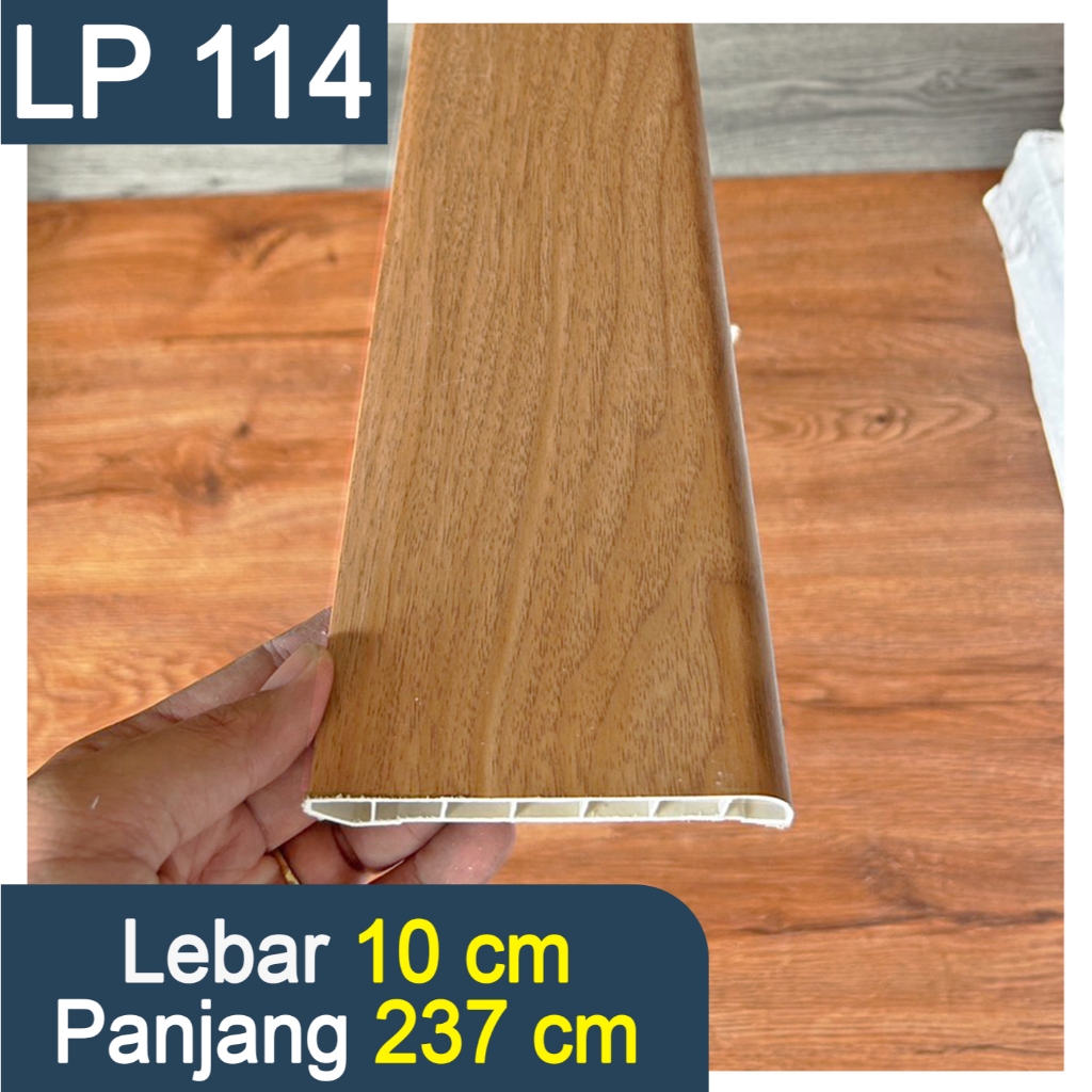 Jual LIST PVC/PLINT LIST PLANK/SKIRTING LIST LANTAI KAYU VINYL 237 CM ...