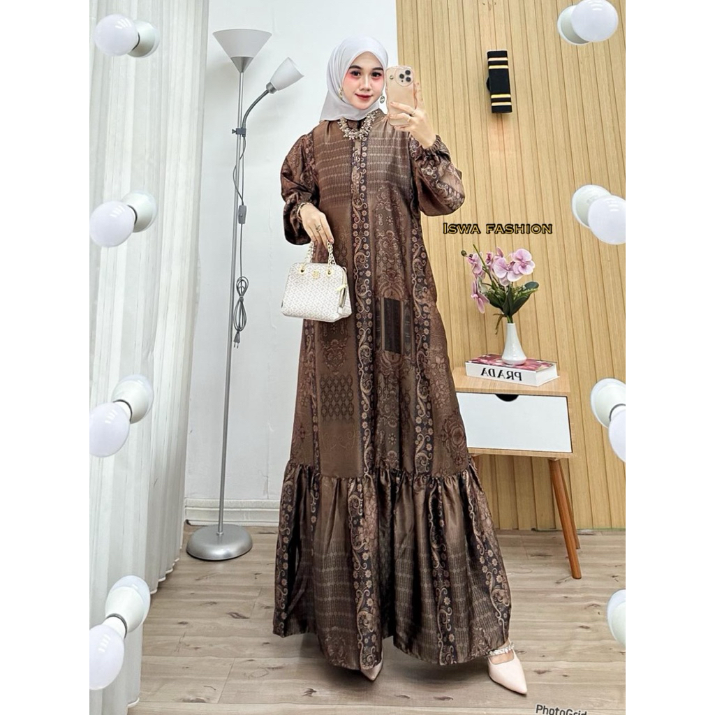 MRR - Gamis DiorSilk terbaru kekinian termurah// Aurel Gamis Silk