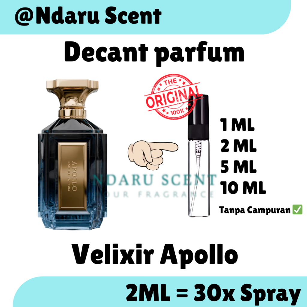 Jual Decant Velixir Apollo | 1 ML / 2 ML / 5 ML / 10 ML | Share in Jar ...