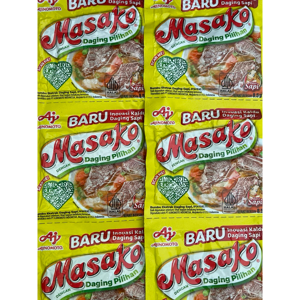 Jual Penyedap Rasa - Masako SAPI (8gr) | Shopee Indonesia
