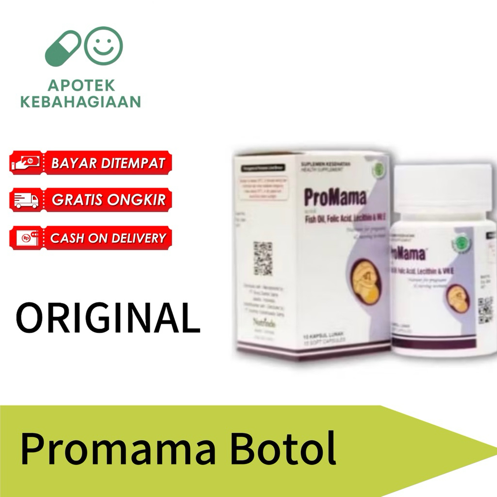 Jual Promama Botol Isi 30 Tablet Vitamin Suplemen | Shopee Indonesia