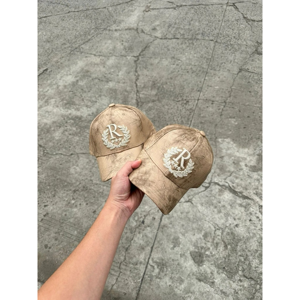 Jual [ORIGINAL 100% & FREE BOX] RUCAS CROWN Beige Marble Cap & Crown ...