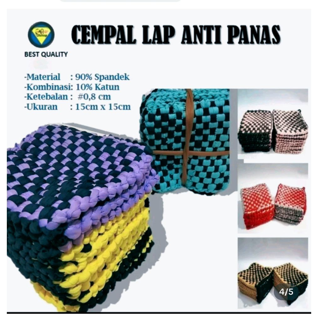 Jual PROMO CEMPAL ANYAM ANTI PANAS CEMPAL WAJAN KUALI DAPUR BELI 1 ...