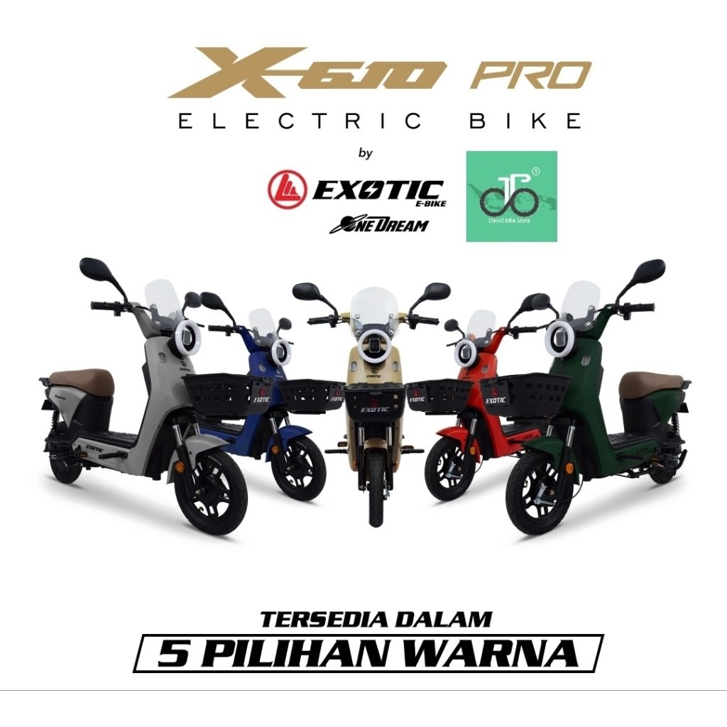 Jual Sepeda Listrik Exotic X 610 PRO NEW X610 PRO | Shopee Indonesia