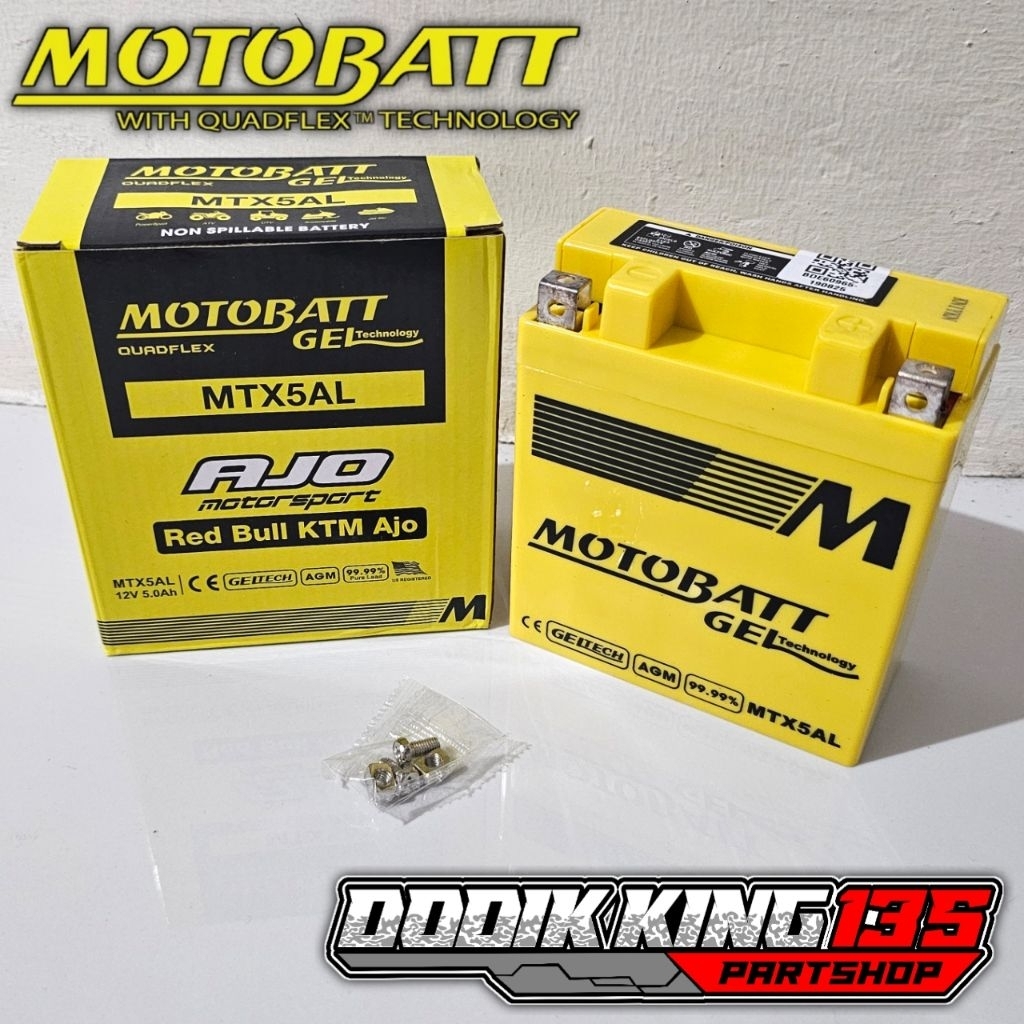 Jual AKI ACCU KERING MOTOBATT MTX5AL F1Z F1ZR FIZR RXZ RZR ALFA SIGMA ...