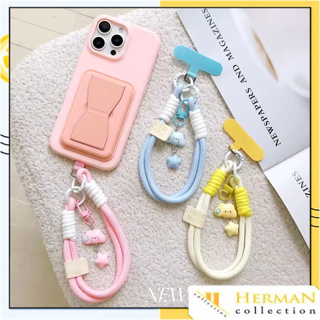 Jual HC Gantungan Kunci Karakter Awan Tali Gantungan Handphone Liontin ...