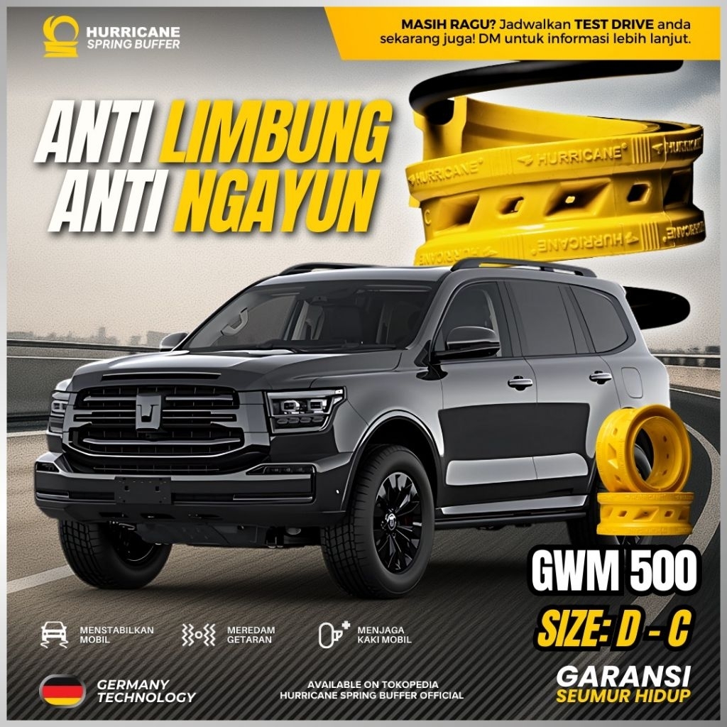 Jual GMW SPRING BUFFER HURRICANE ANTI LIMBUNG DAN NGAYUN | Shopee Indonesia