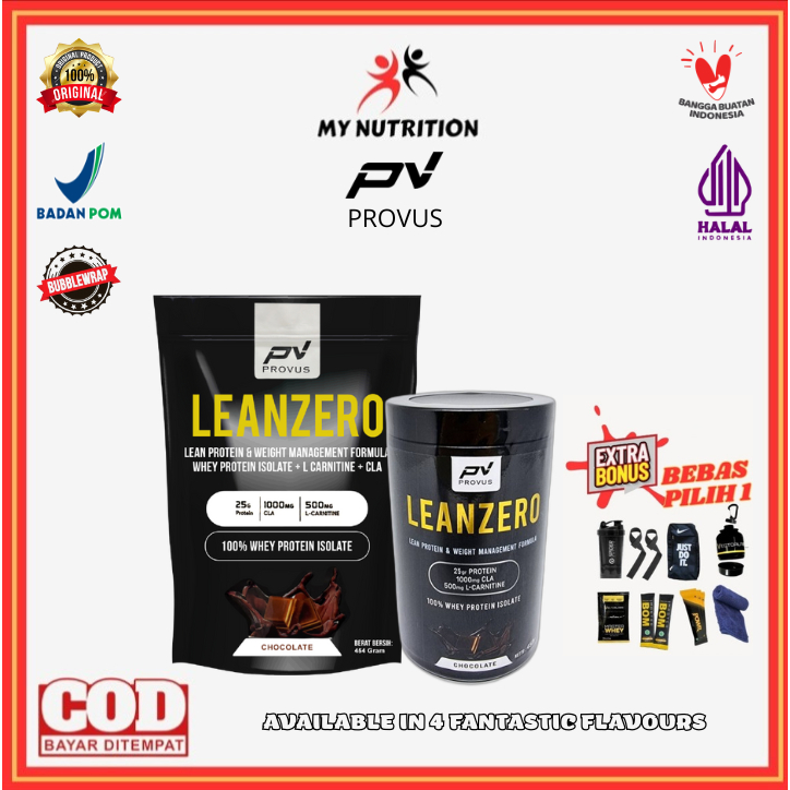 Jual Provus Leanzero Lean Zero 1 lbs 454 gram Susu Suplemen Whey ...