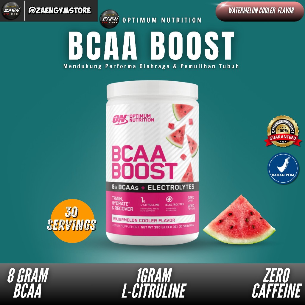 Jual ON Optimum Nutrition BCAA Boost 30 Serving Electrolytes Bcaa ...