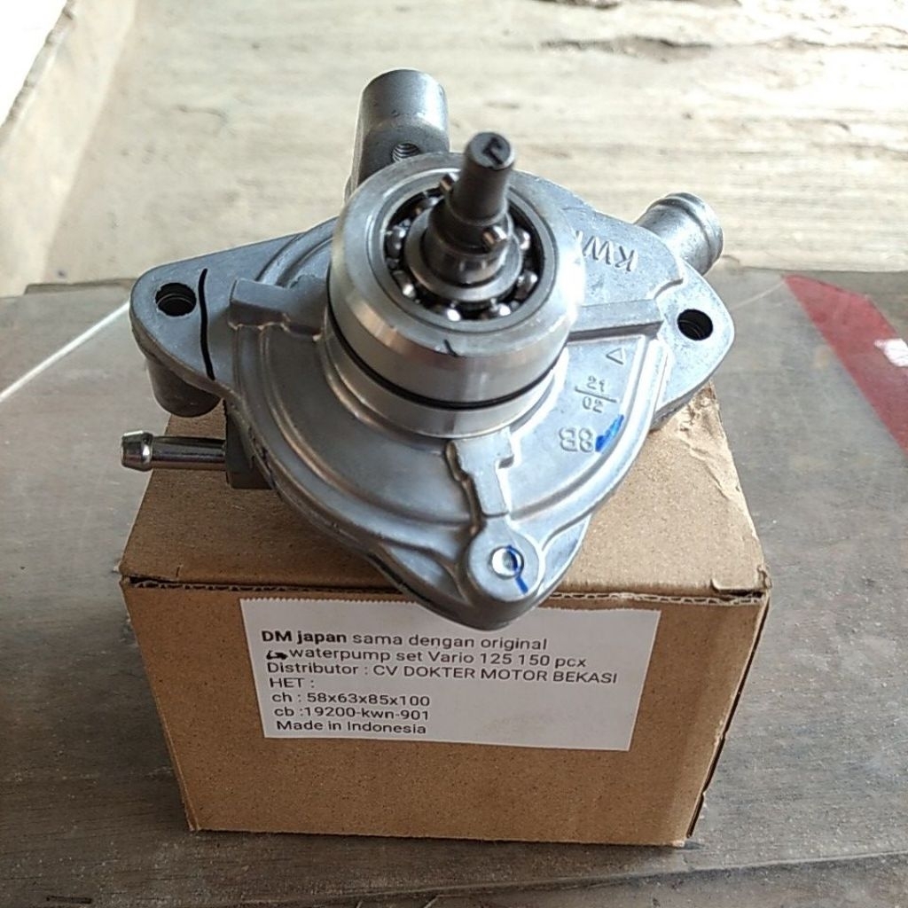 Jual water pump assy vario 125 150 fi honda pompa radiator set ...