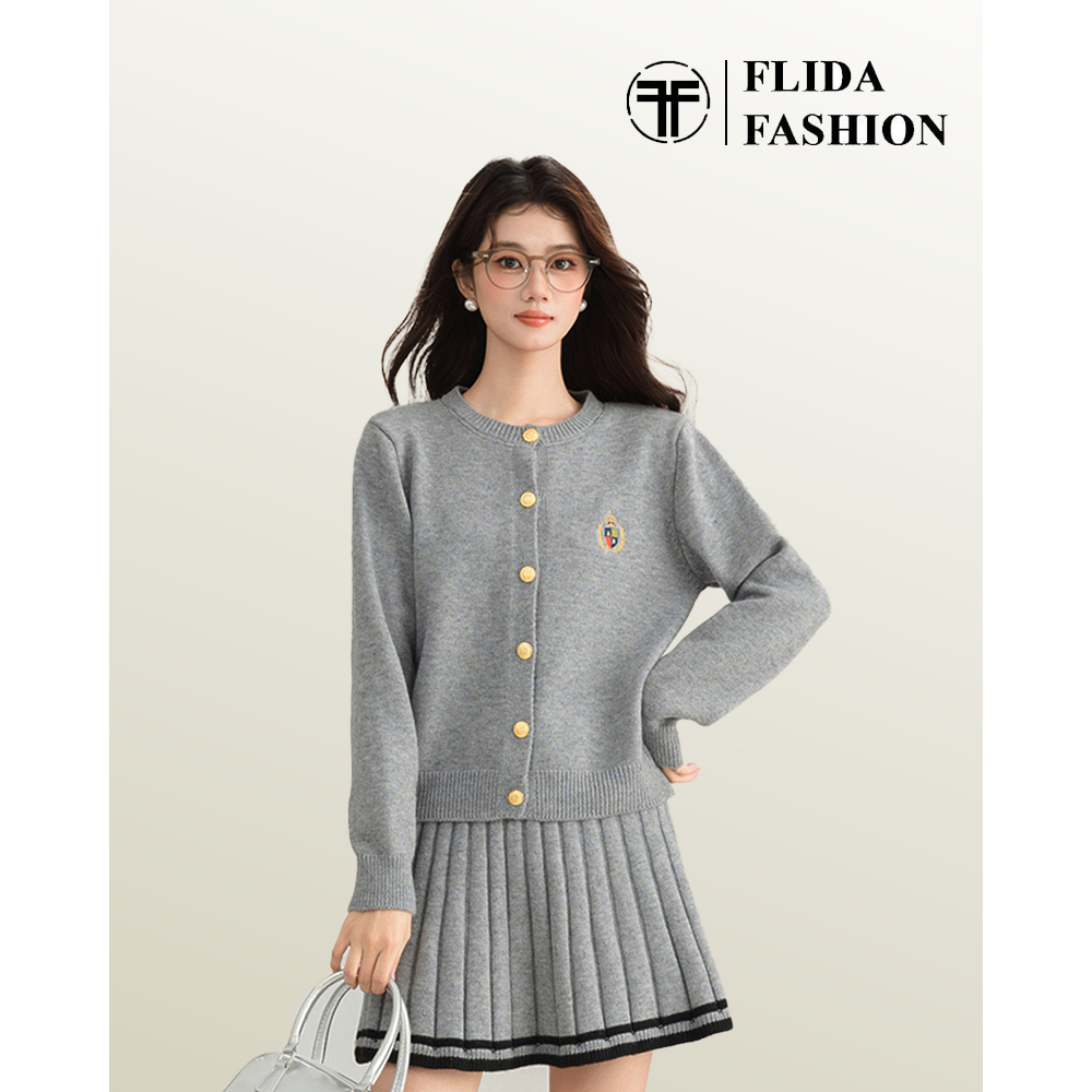 Jual FLIDA FASHION- jaket rajut wanita Cardigan lengan panjang F303 ...