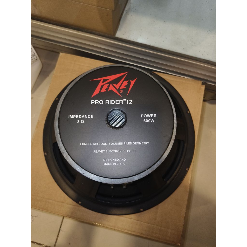 Jual KOMPONEN SPEAKER PEAVEY PRO RIDER 12 INCH 600 WATT BAHAN KALENG ...