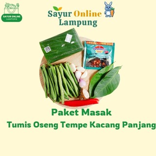 Paket Masak Tumis Oseng Tempe Kacang Panjang