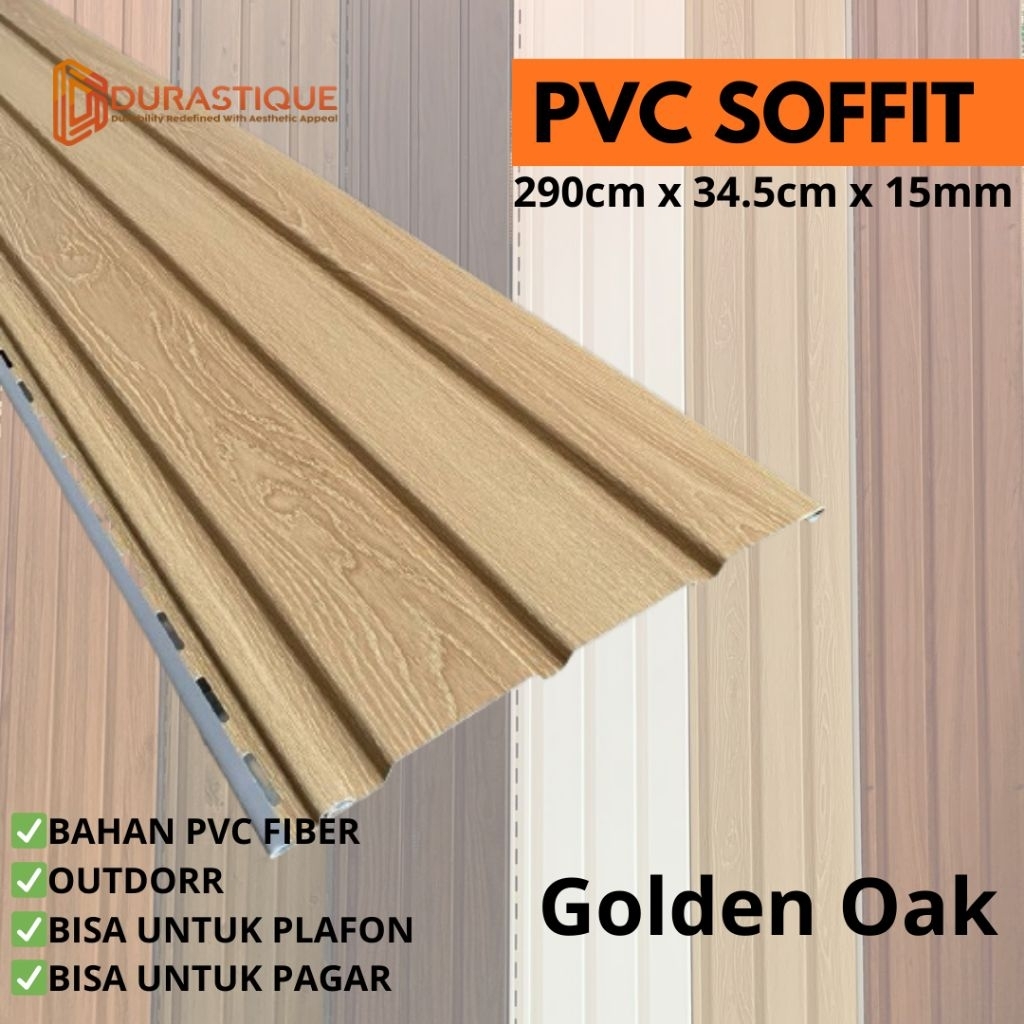 Jual PVC Soffit Panel Outfoor Triple Columb 2.9M X 34.5CM X 15MM ...