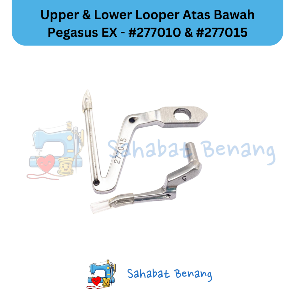 Jual Upper Looper #277010 Lower Looper #277015 Pegasus EX Sparepart ...