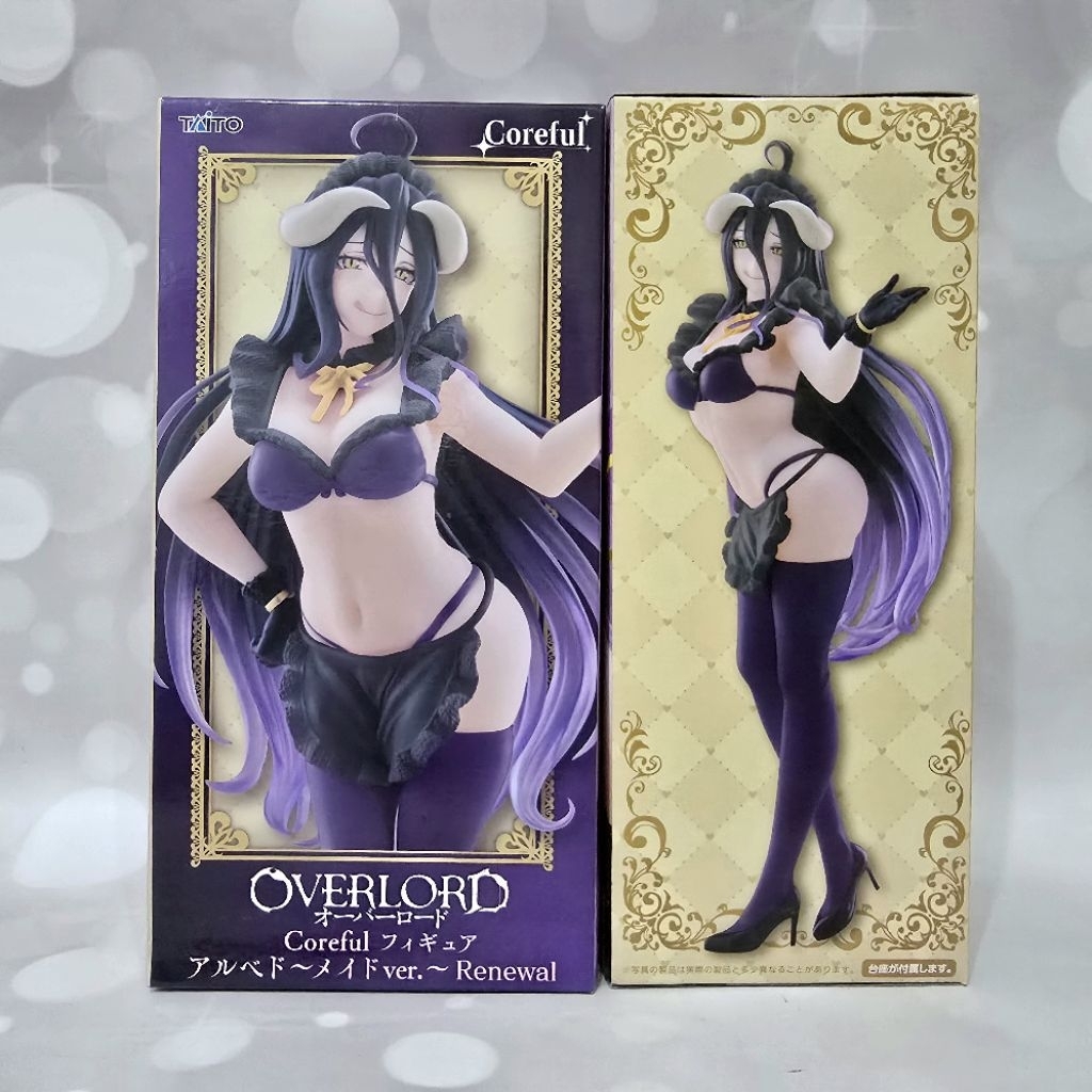 OVERLORD 4 Figure Albedo Renewal Aqua Float Girls Figure