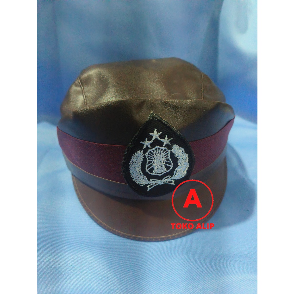 Jual Topi Pet Bintara Police (Wanita) - Topi Pet Polis* - Topi PDH ...