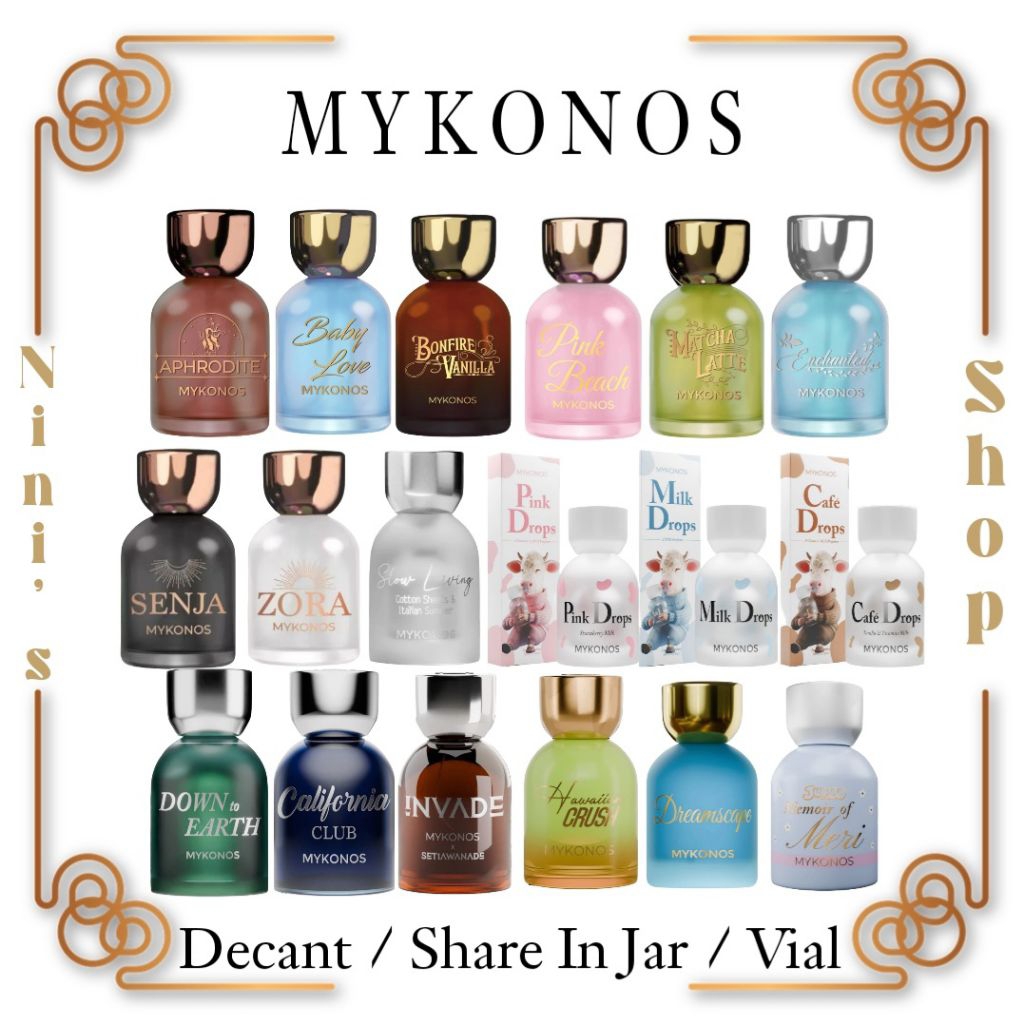 Jual DECANT PARFUM MYKONOS ALL VARIAN (NEW!! REFLECTION, CRIMSON ...