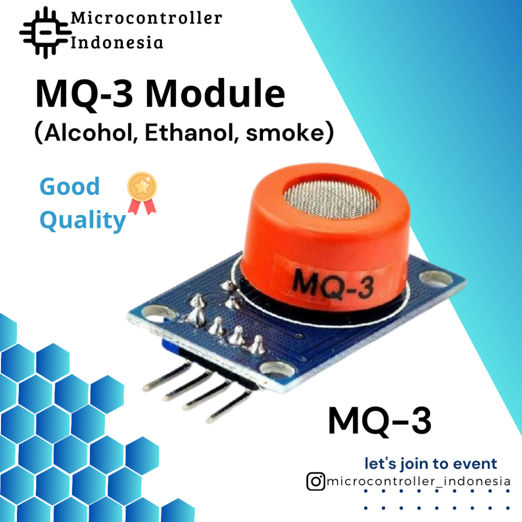 Jual MQ-2, MQ-3, MQ-4, MQ-7, MQ-135 MQ2 MQ3 MQ4 MQ7 MQ135 GAS SENSOR ...