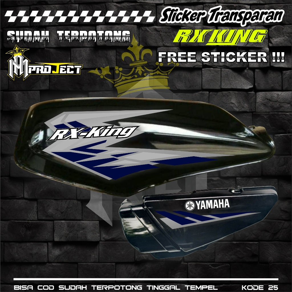 Jual STICKER STRIPING RX KING UV TRANSPARAN KODE 25 BAHAN MAXDECAL ...