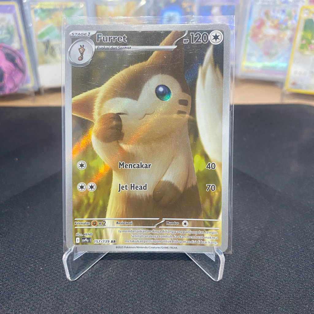 Jual Furret AR 157/139 TCG Pokemon Ikatan Takdir Indonesia | Shopee  Indonesia