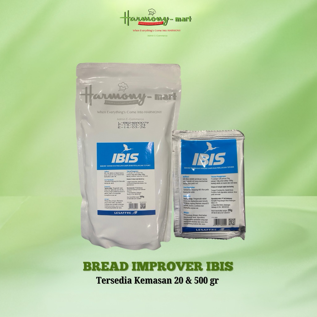 Jual IBIS Bread Improver / Bahan Tambahan Roti - 500gr | Shopee Indonesia