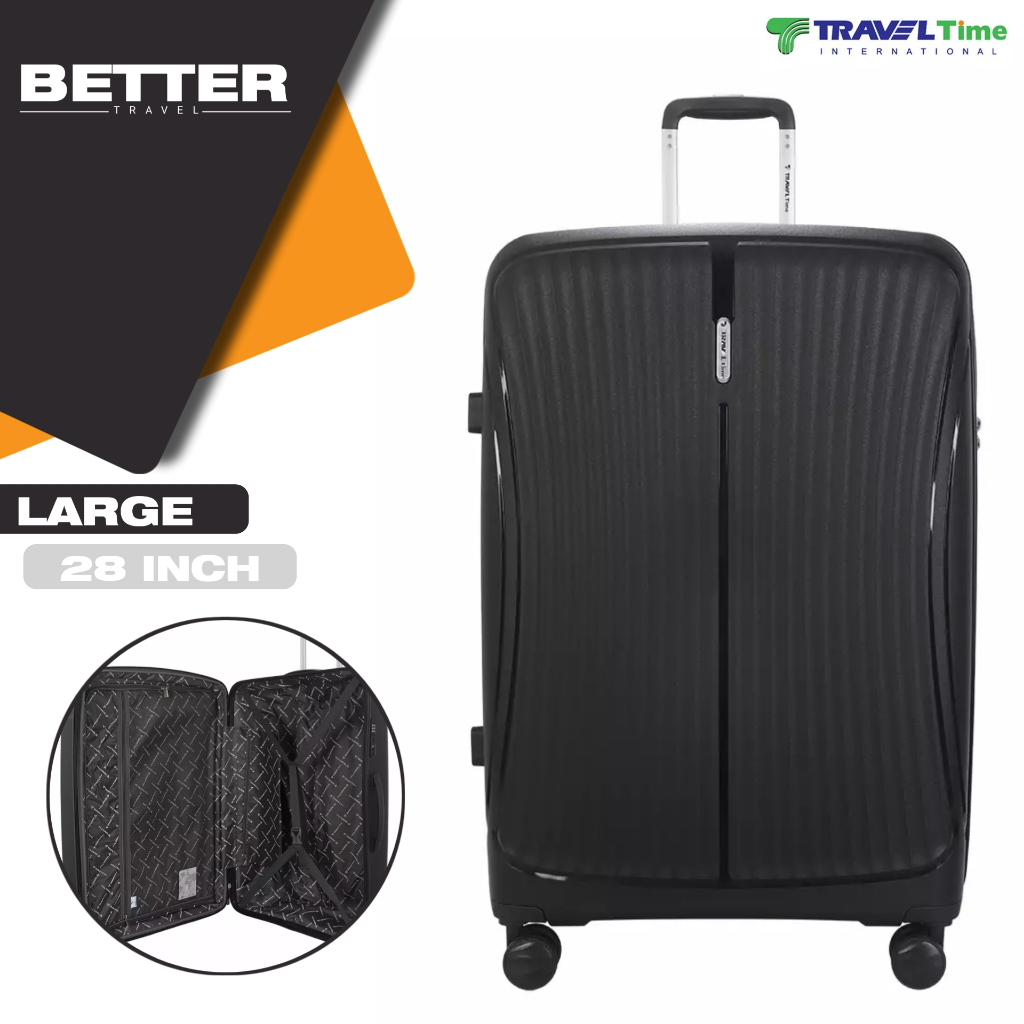 Jual TRAVEL TIME koper 28 inch besar hardcase kuat TSA lock expandable ...