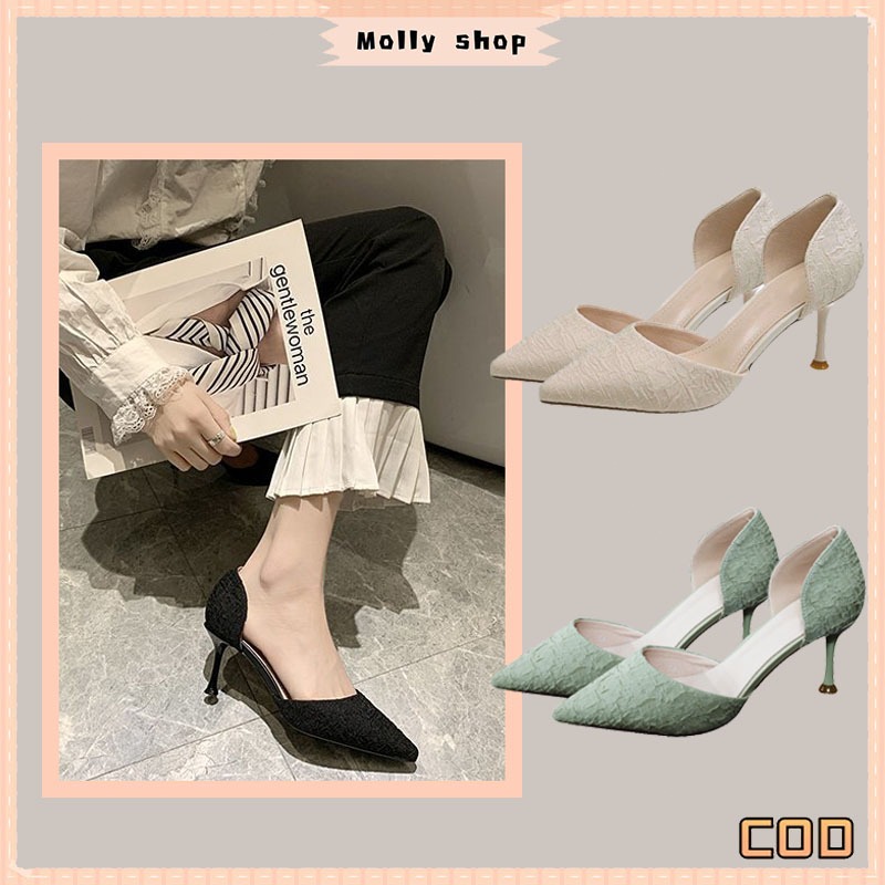 Jual [COD] Sepatu Pesta Hak Tinggi Wanita Sepatu Hak Tinggi Sandal ...