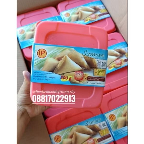 Jual IP samosa curry 500gr/ samosa kari Indopertama 500gr/ samosa ...