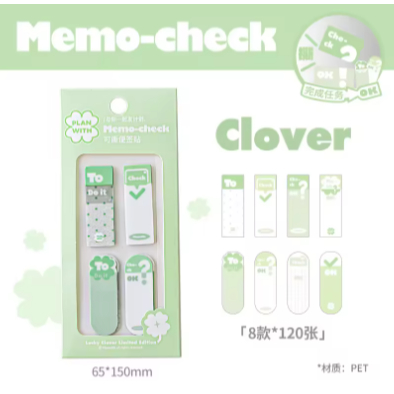 Jual NaSajang Sticky Note Clover 120 Lembar / Pak | Catatan Indeks ...