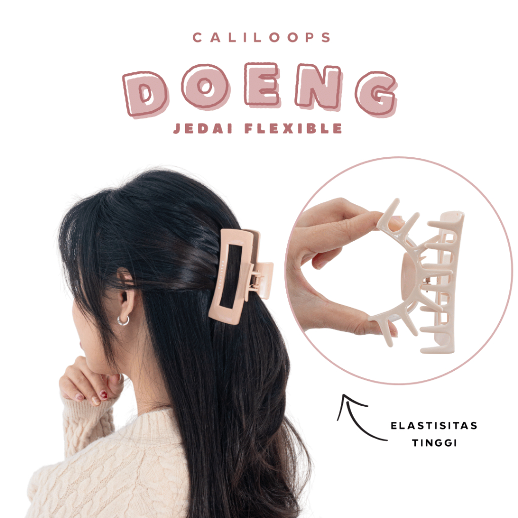 Jual Caliloops Doeng Aksesoris Jepit Jedai Rambut Silikon Elastis ...