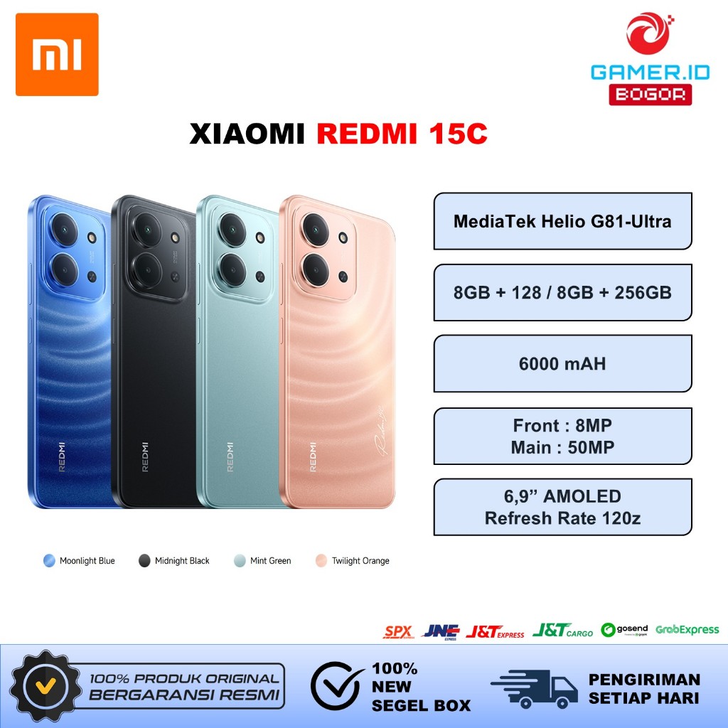 XIAOMI REDMI 15C 6GB 128G 8GB 256GB