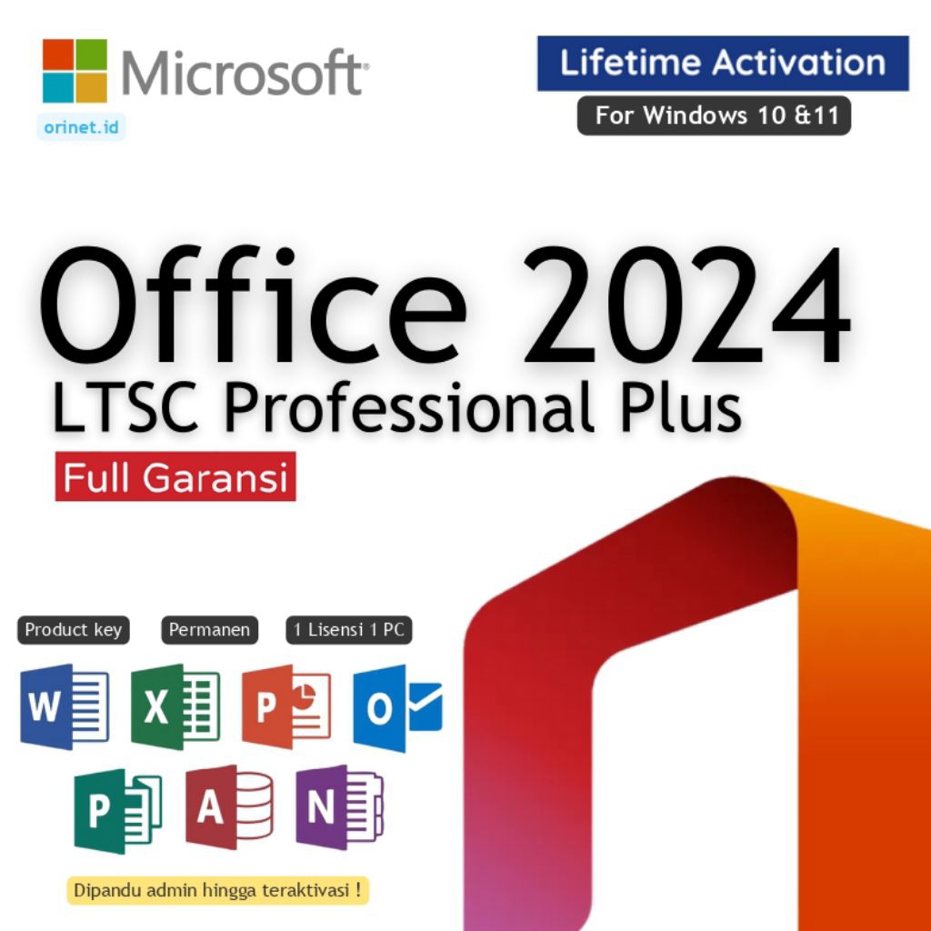 Jual [Permanen] Microsoft Office 2024 2021 2019 2016 Professional Plus ...