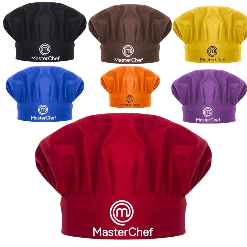 Jual TOPI KOKI CHEF DEWASA PAKAI GAMBAR MASTER CHEF | Shopee Indonesia