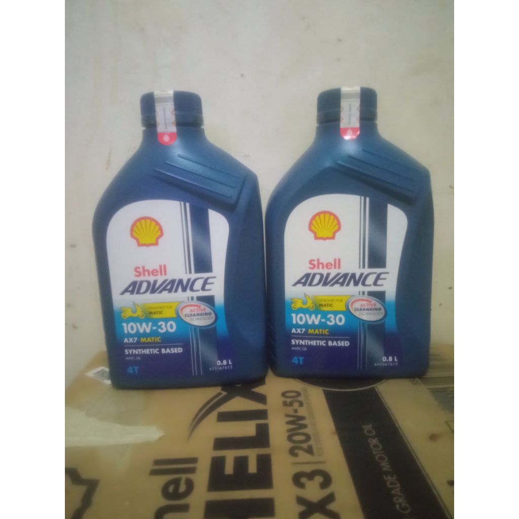 Jual OLI SHELL AVANCE AX7 MATIC SAE 10W-30 800 ML | Shopee Indonesia
