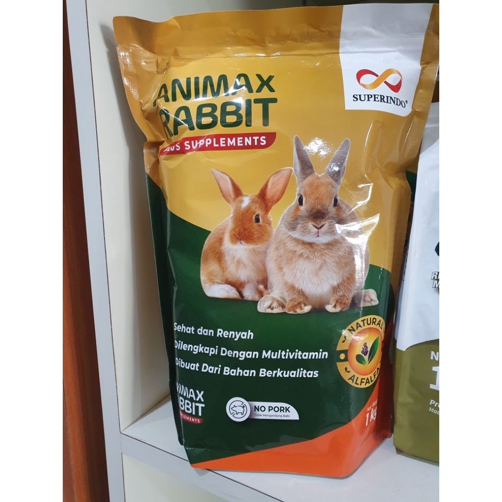 Jual Animax Rabbit Alfalfa 1kg | Shopee Indonesia
