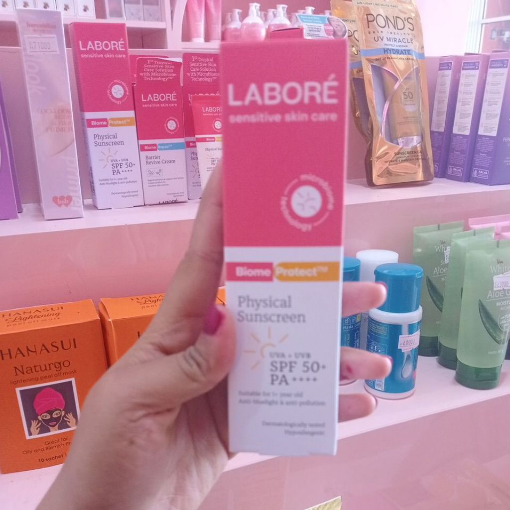 Jual Labore Physical sunscreen UVA+UVB SPF 50 PA+++ | Shopee Indonesia