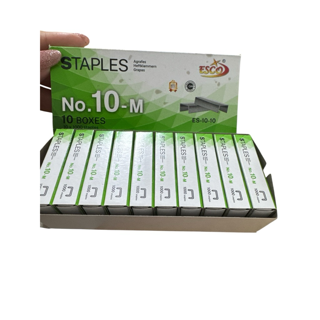 Jual ISI STAPLES 10 box kecil HD 10 | Shopee Indonesia