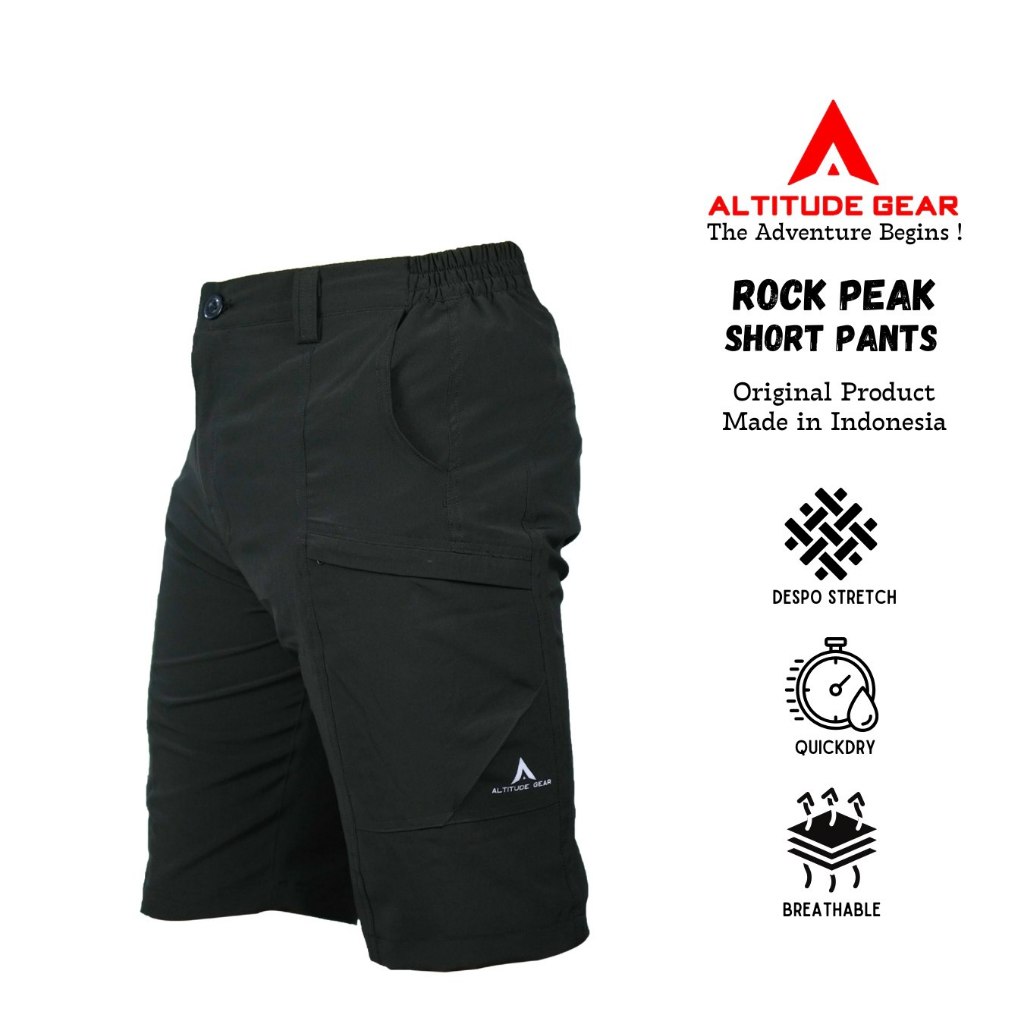 Celana Gunung Pendek Quickdry Outdoor Altitude Gear rockpeak