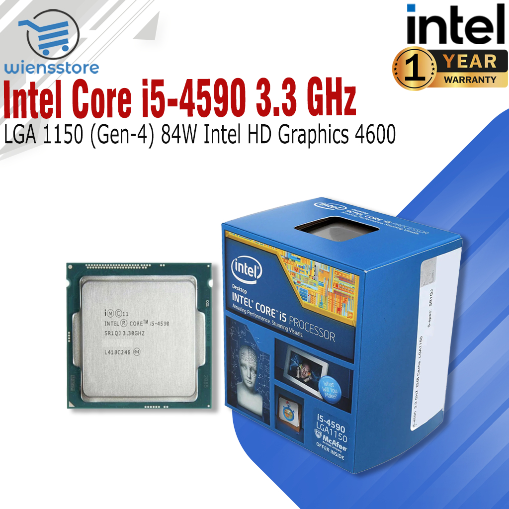 Jual Intel Core i5-4590 – Gen 4 Haswell Quad-Core 3.3 GHz LGA 1150 84W ...