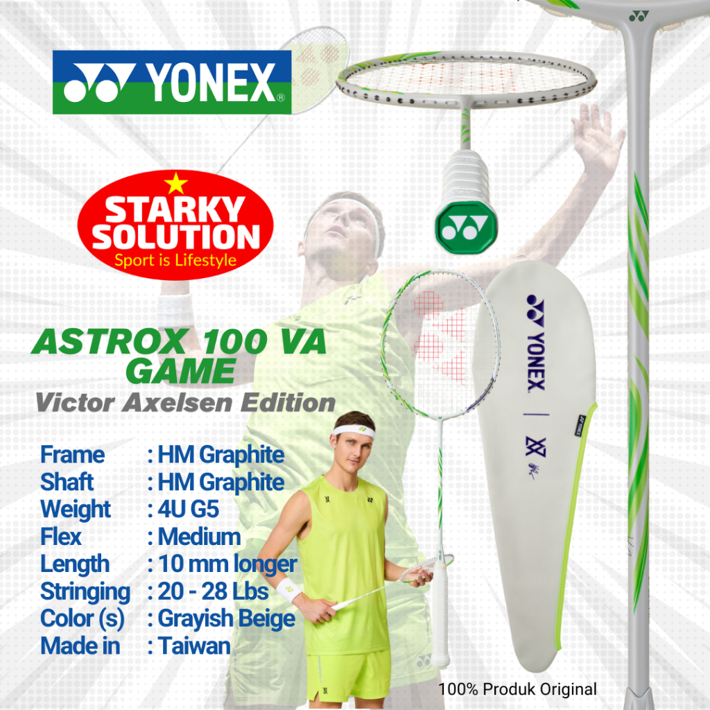 Jual Raket YONEX ASTROX 100 VA GAME Victor Axelsen Collection Badminton ...