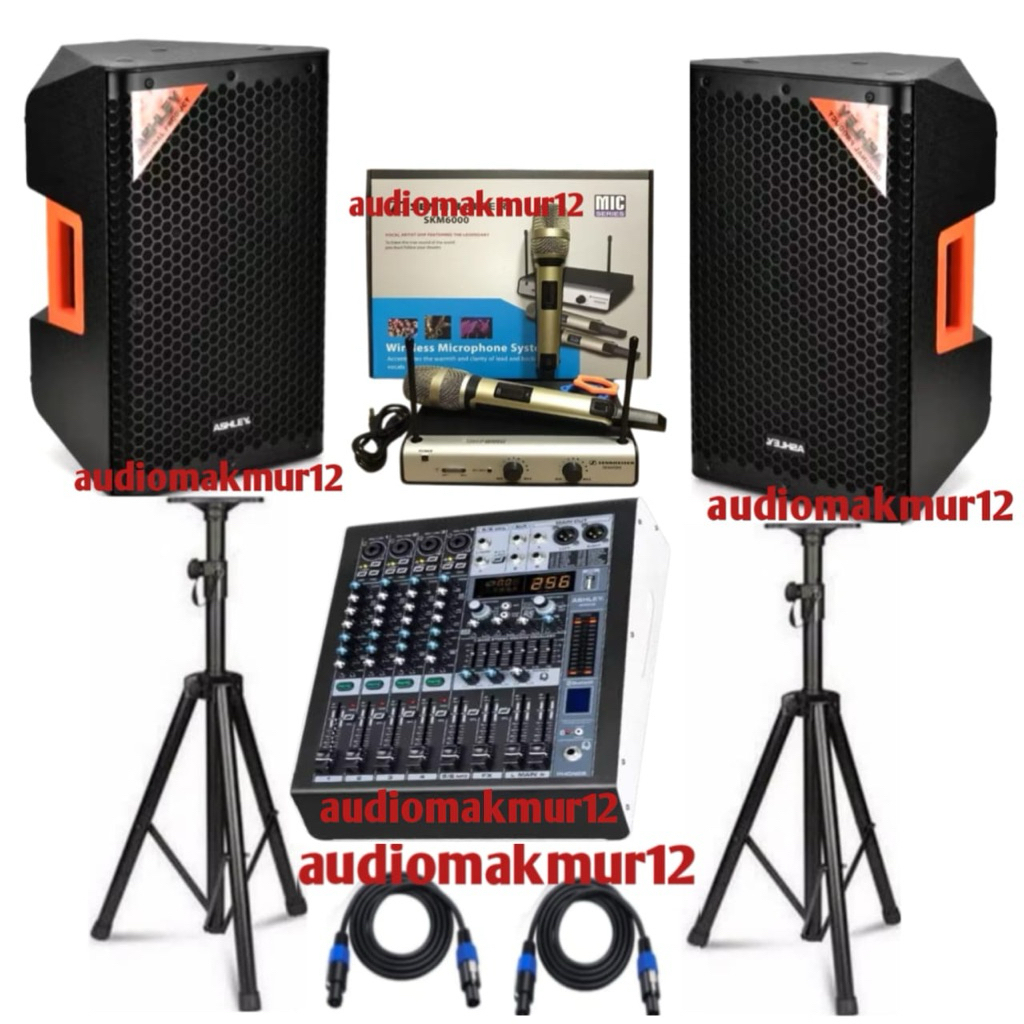 Jual Paket Sound System Speaker Pasif Milan 8P Komplit Mixer Power ...